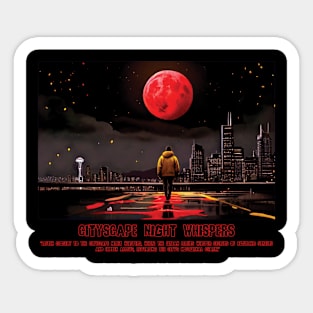 Night City View Sticker